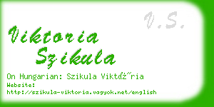 viktoria szikula business card